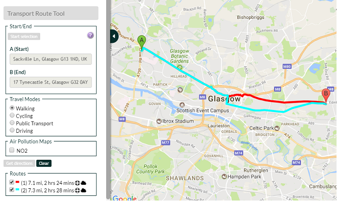 QCumber transport route tool image